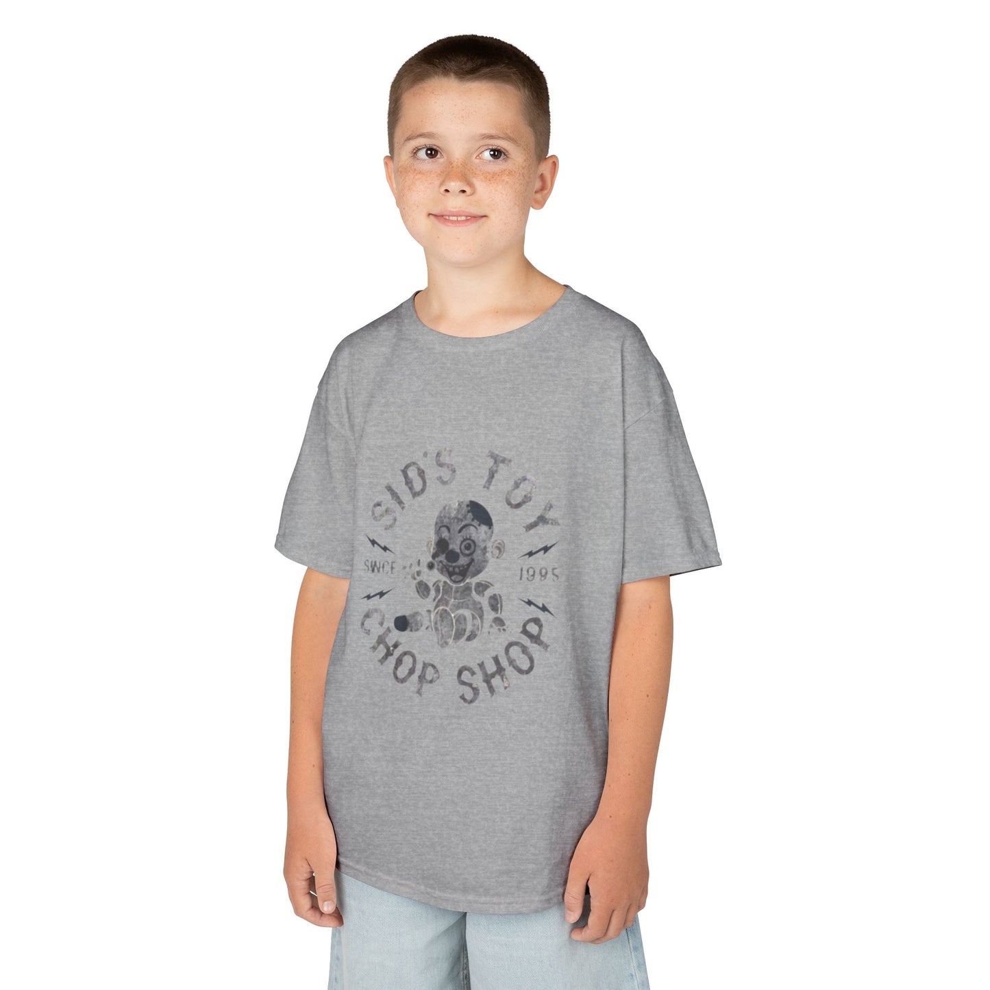 Sid’s Chop Shop Tee – Kids Edition (Since 1985)” Matching adult sizes available — because chaos is a family value. VT1955 Signature