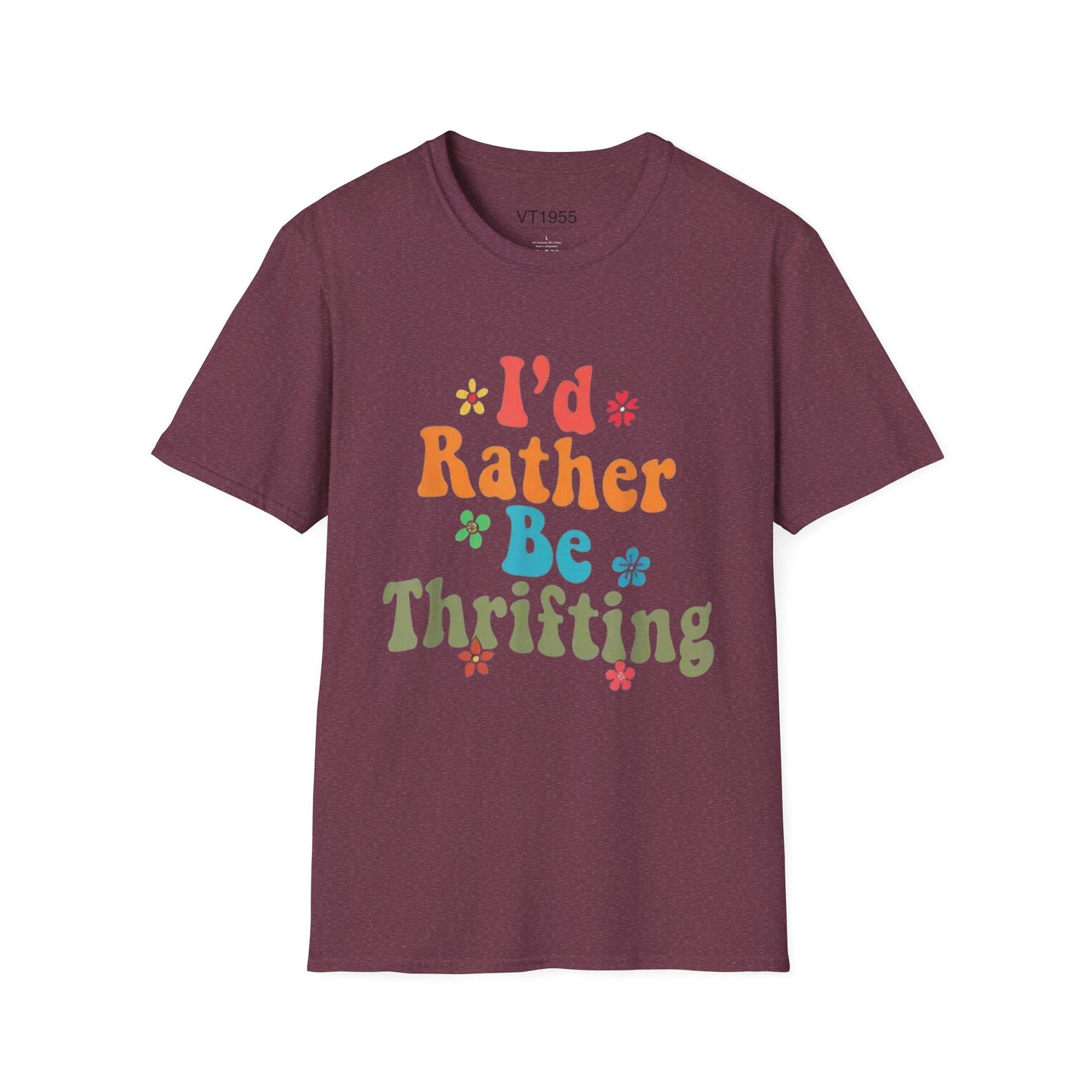 I’d Rather Be Thrifting T-Shirt – Retro Style for the Treasure Hunters VT1955 Signature