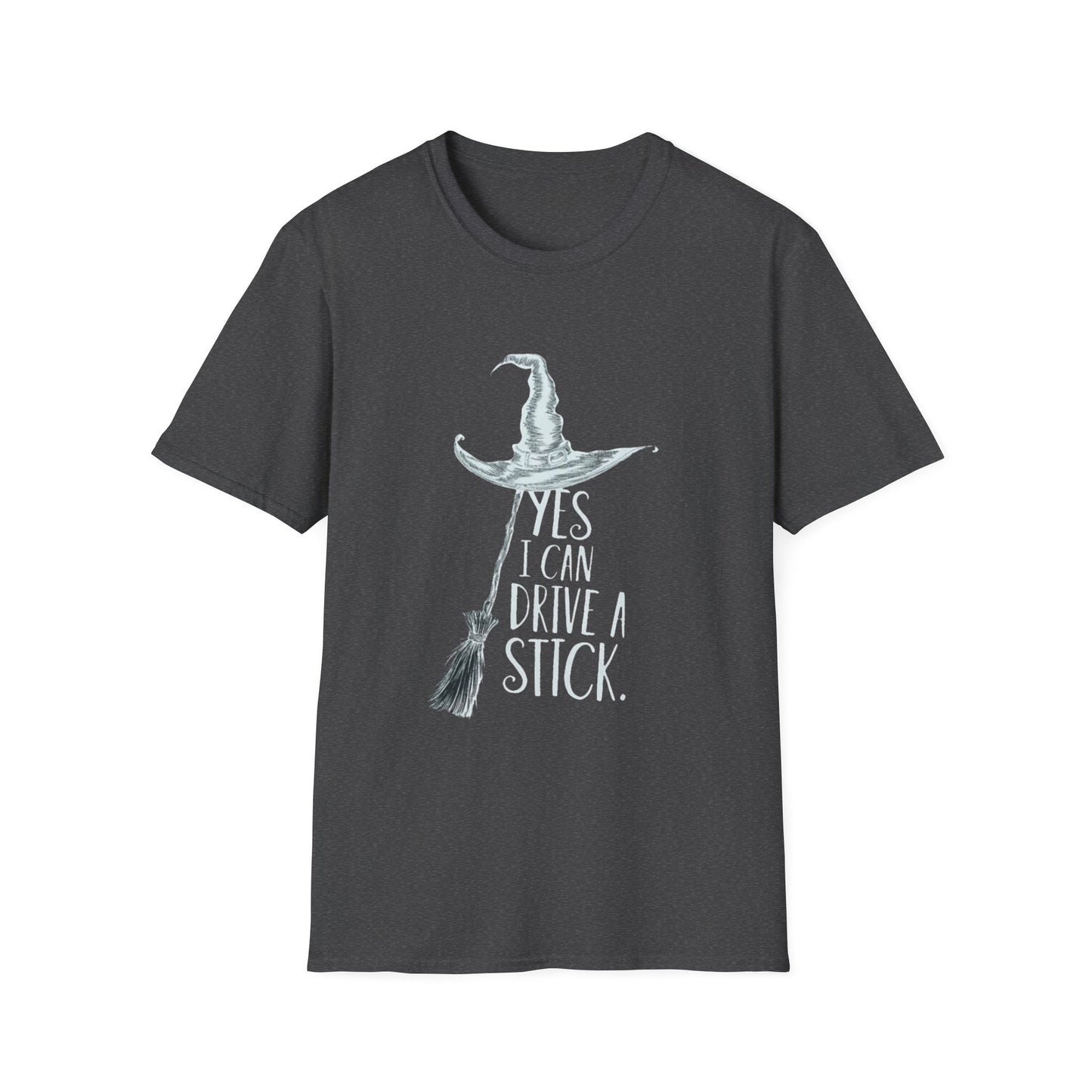 Yes, I Can Drive a Stick – Broom-Flex Tee