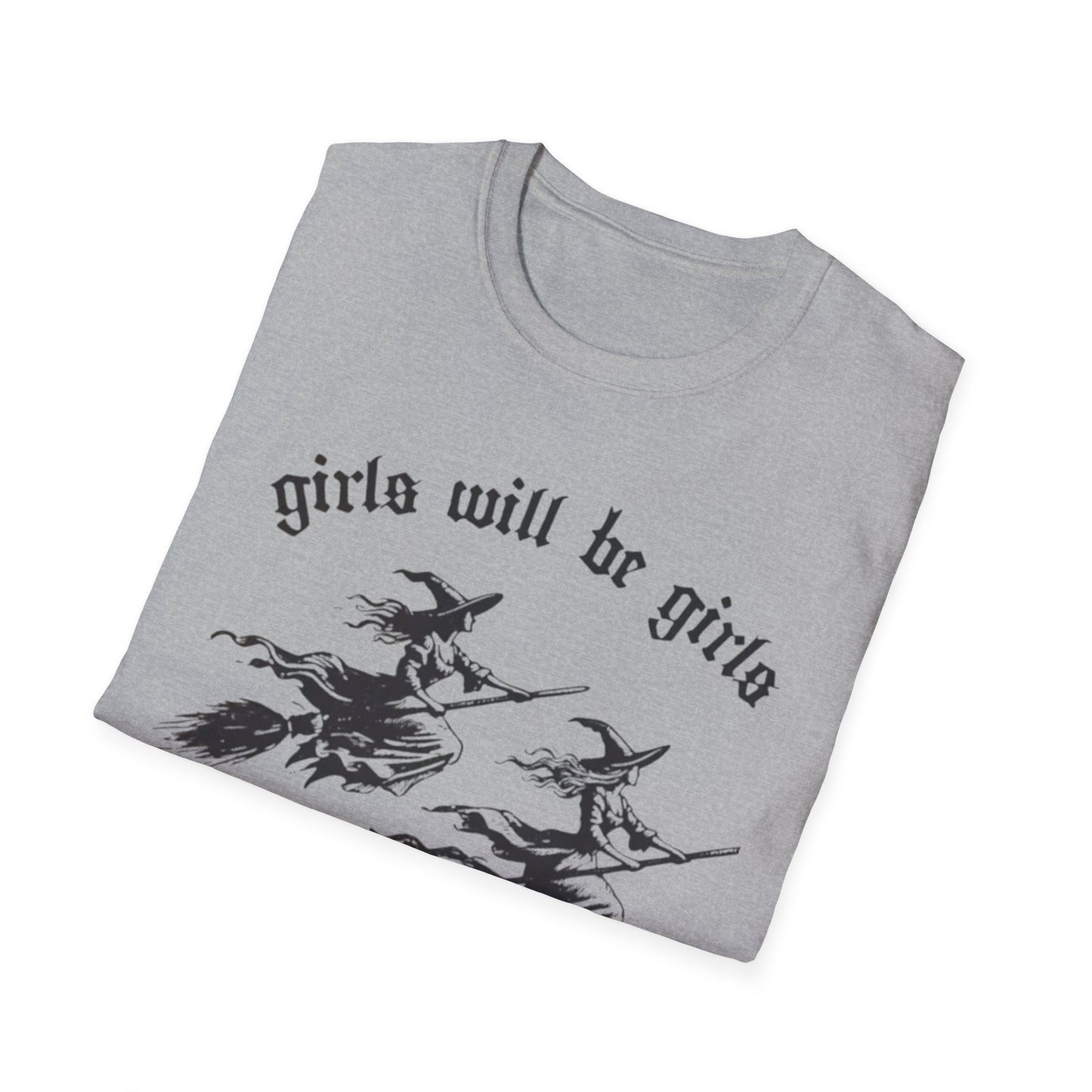 Girls Will Be Girls – Vintage Witch Energy Tee
