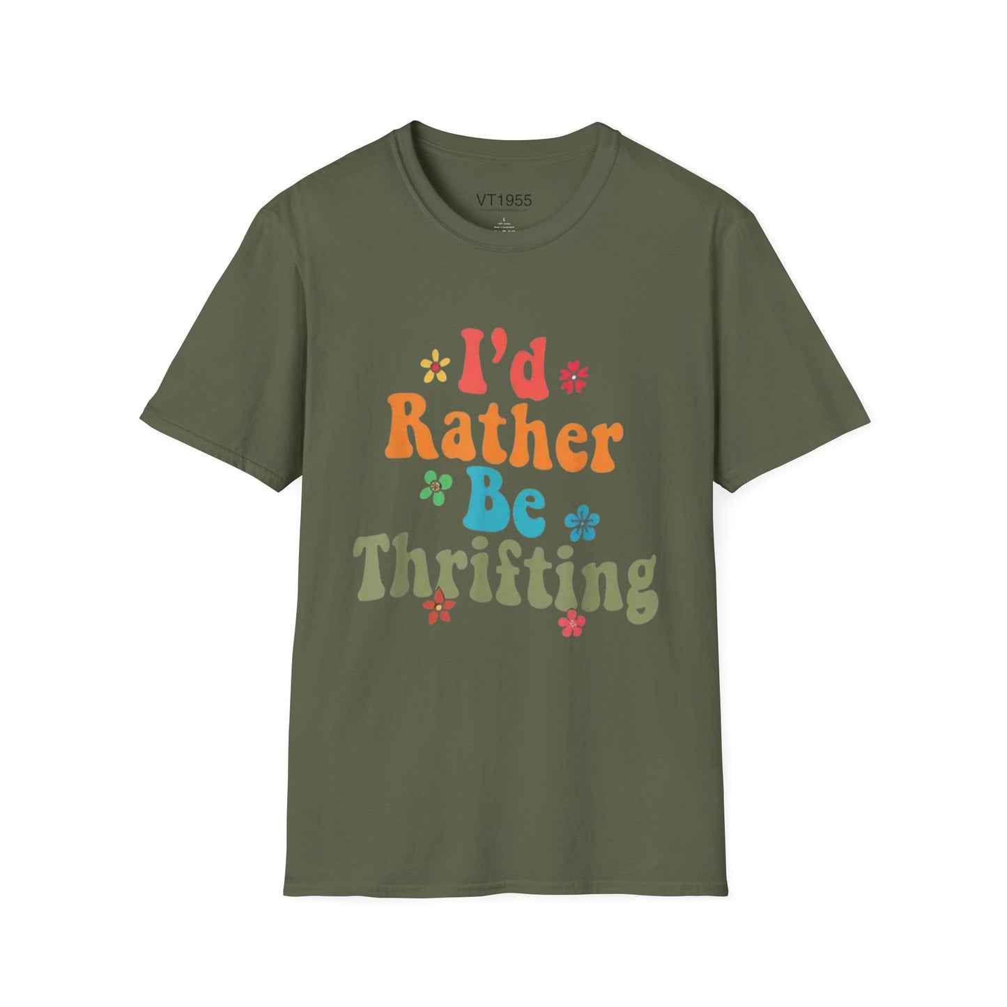 I’d Rather Be Thrifting T-Shirt – Retro Style for the Treasure Hunters VT1955 Signature