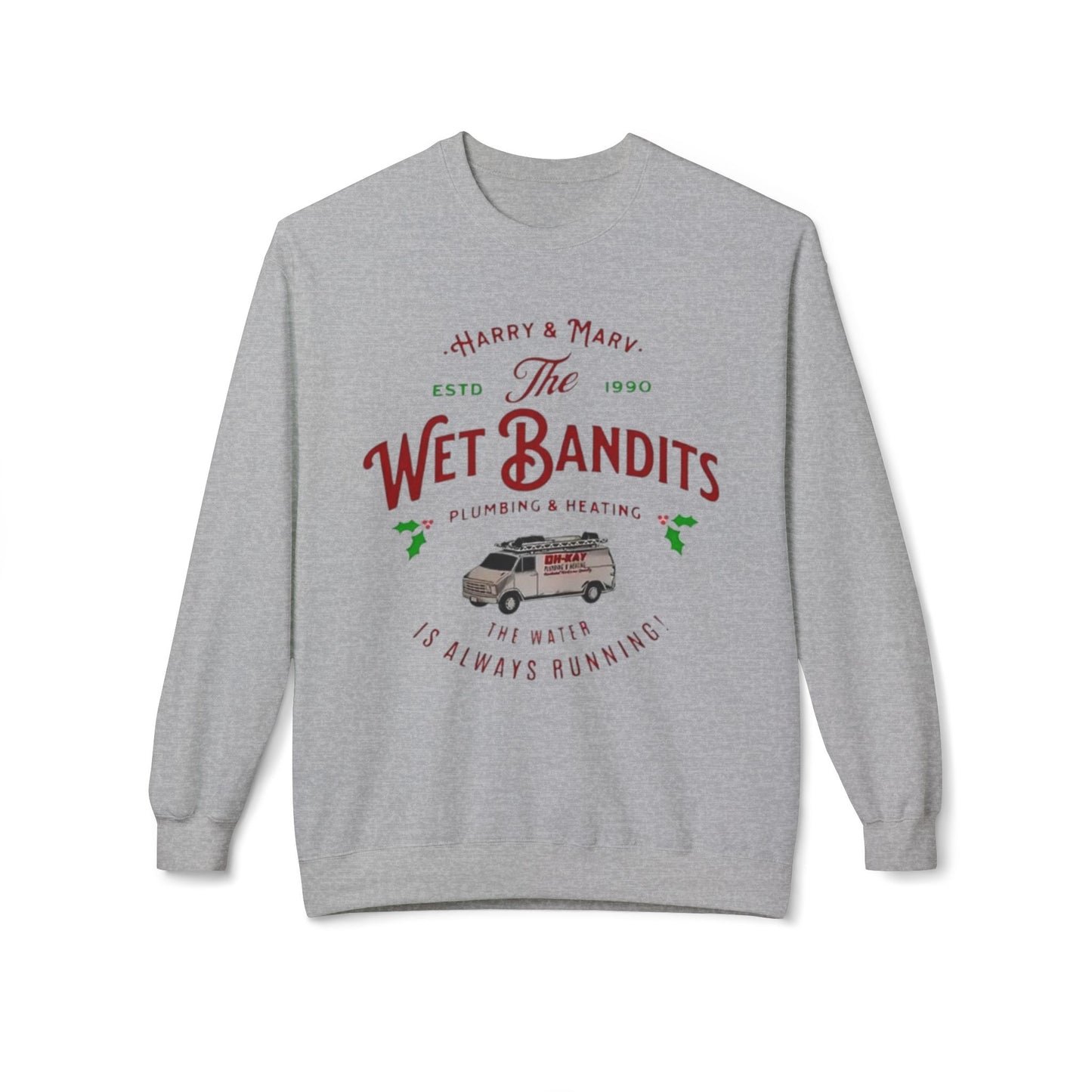 Wet Bandits Plumbing sweatshirt – Holiday Mayhem Dept.