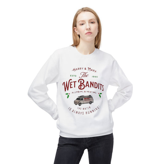 Wet Bandits Plumbing sweatshirt – Holiday Mayhem Dept.