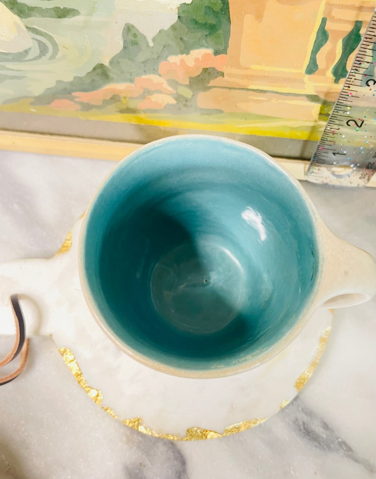 Ceramic “Savory” Handmade Vintage Mug 