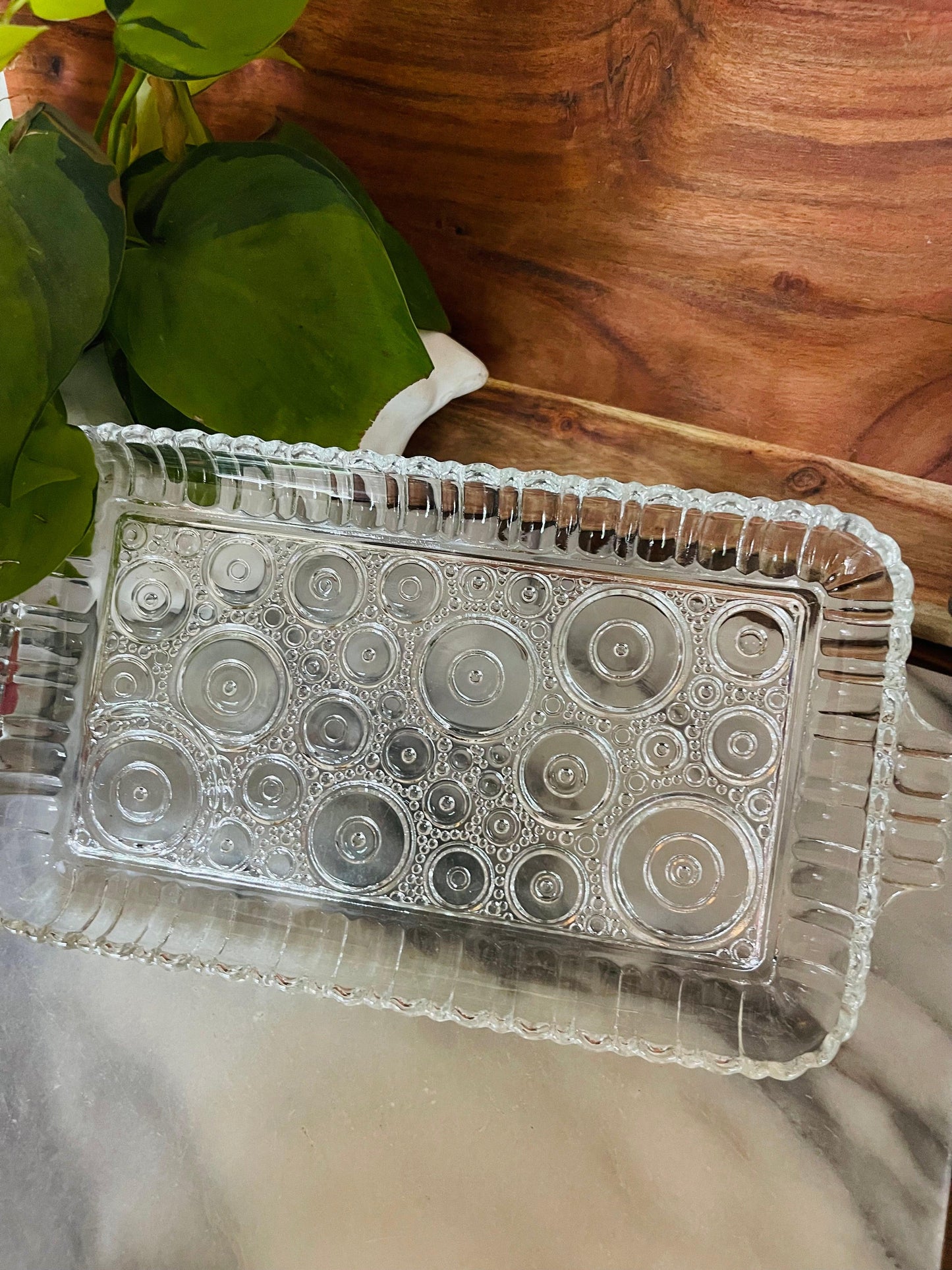 VintageDavid Glass Tray - Vintage Treasures1955