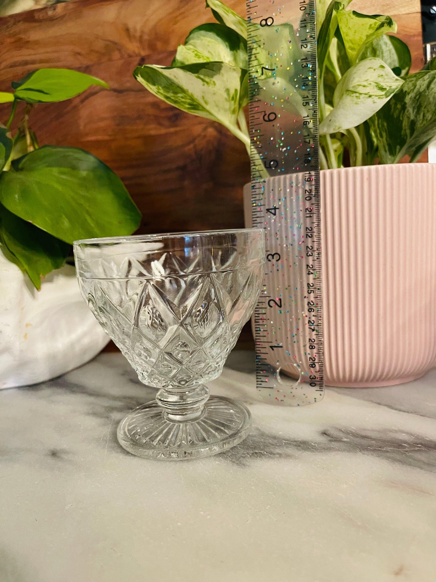 Short Scherber glass ( single )  - Vintage Treasures1955