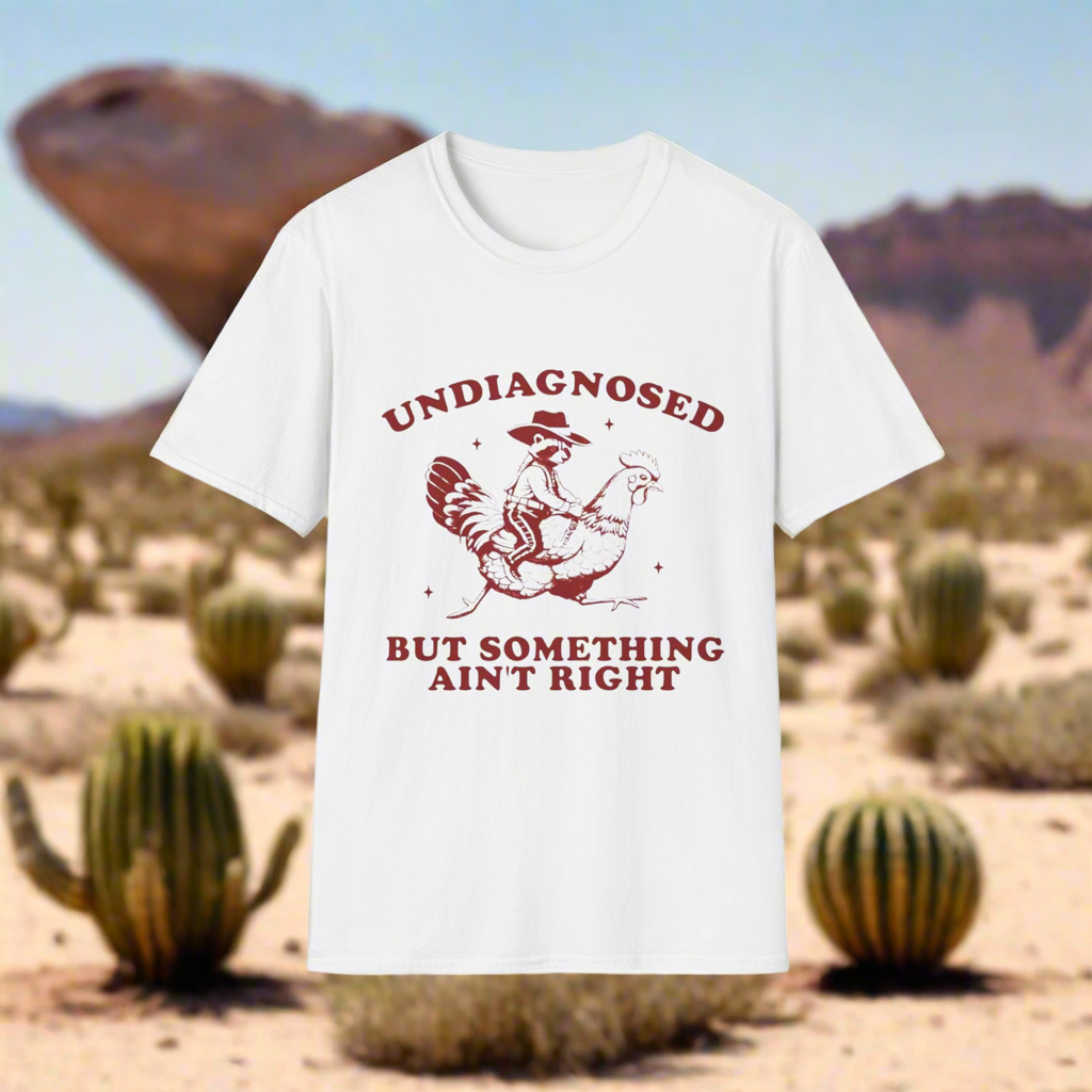 Undiagnosed But Something Ain’t Right T-Shirt VT1955 Signature