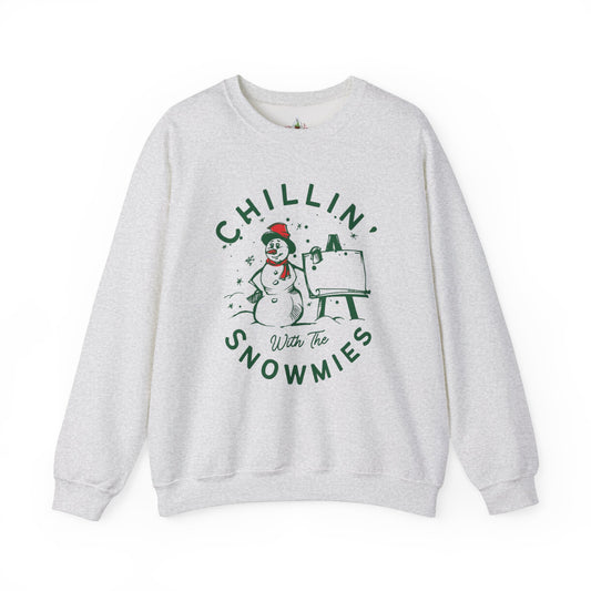 Chillin’ with the Snomies Crewneck Sweatshirt VT1955 Signature