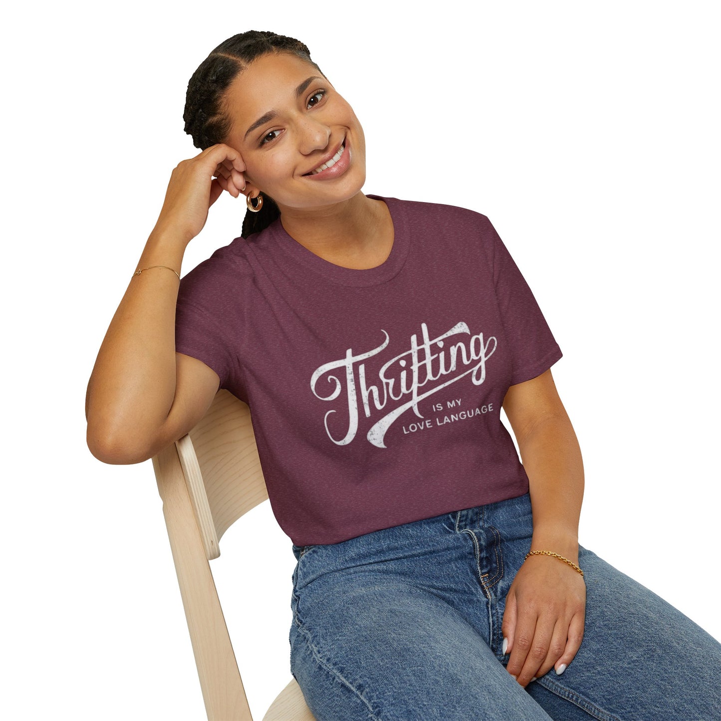 Thrifting Is My Love Language Tee VT55 Signature