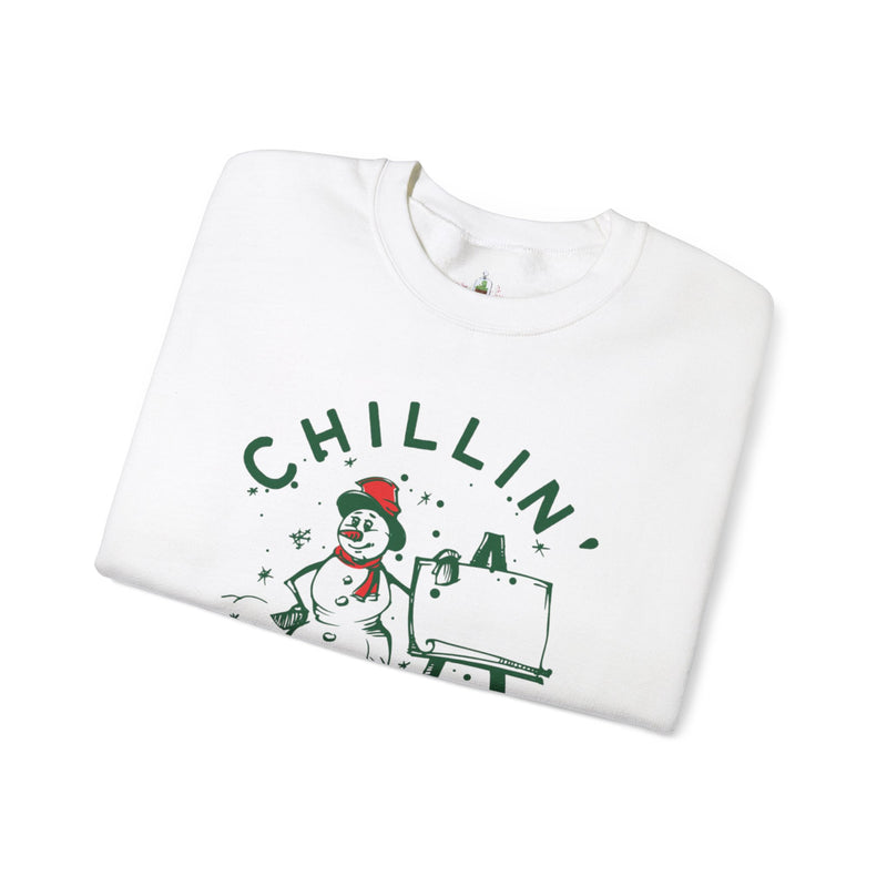 Chillin’ with the Snomies Crewneck Sweatshirt VT1955 Signature