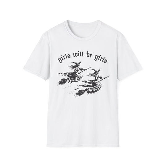 Girls Will Be Girls – Vintage Witch Energy Tee