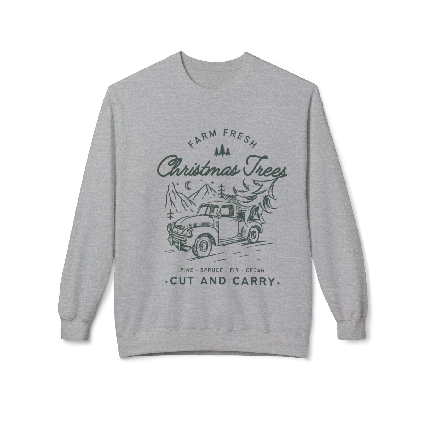 Farm Fresh Holiday Truck Sweatshirt VT1955 Signature