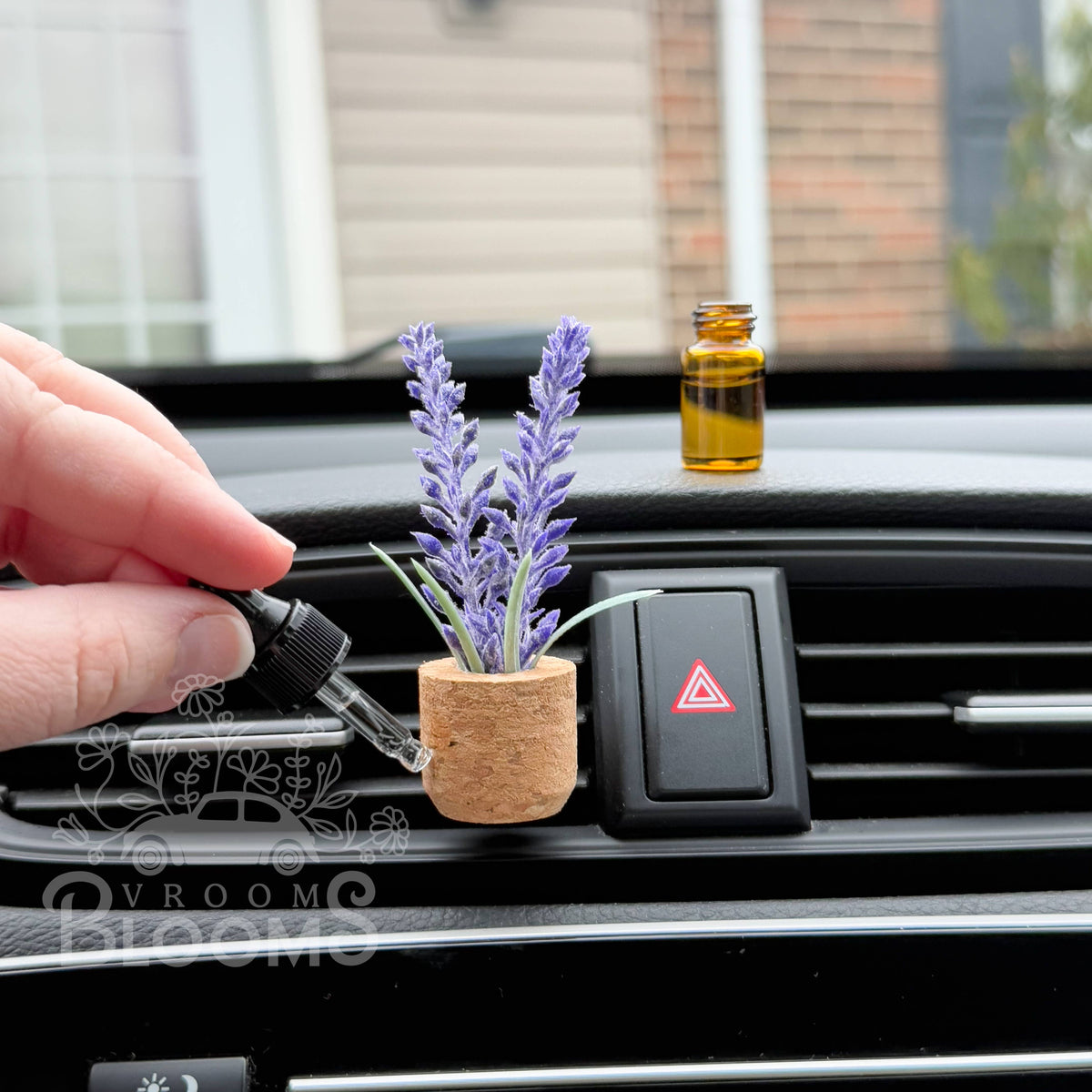 Lavender Flower Vent Clip Car Air Freshener (Reusable): Fall Seasonal RANDOM