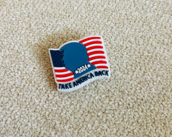 Take America Back croc charm