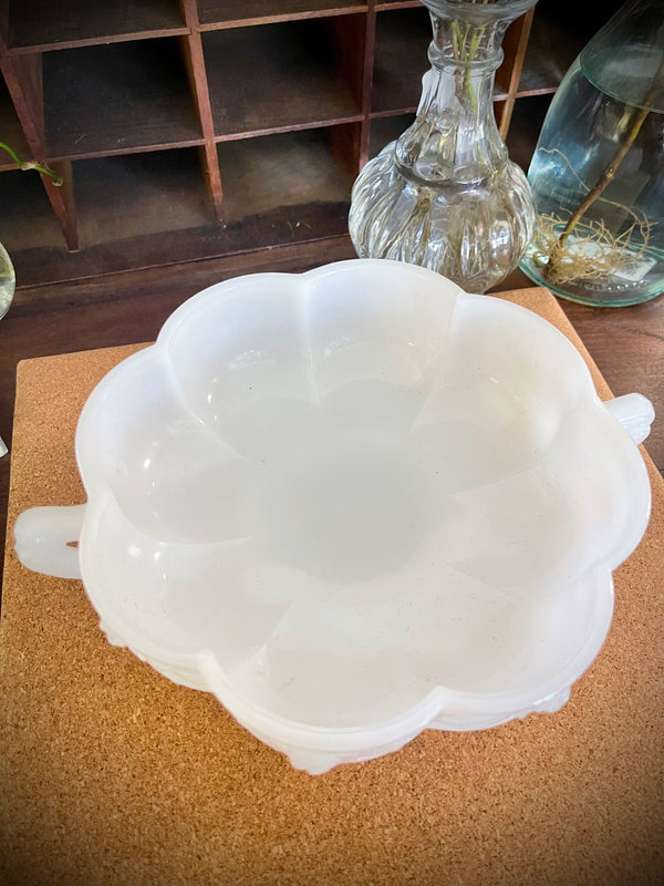 Sweet Nostalgia: Jeannette Milk Glass Candy Dish