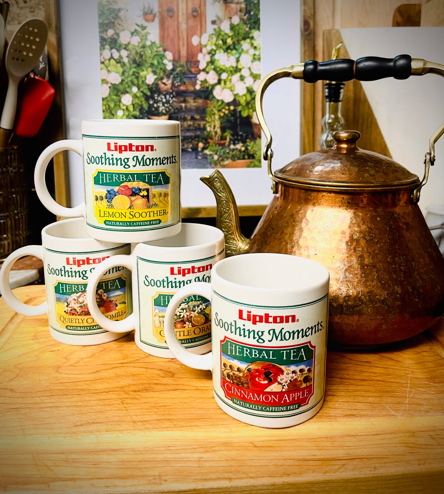 Lipton “ Soothing Moments “ Cinnamon Apple” Vintage Mug - Vintage Treasures1955