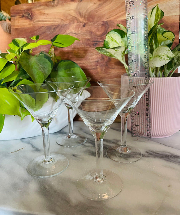 Vintage Martini Cocktail Glasses - Vintage Treasures1955