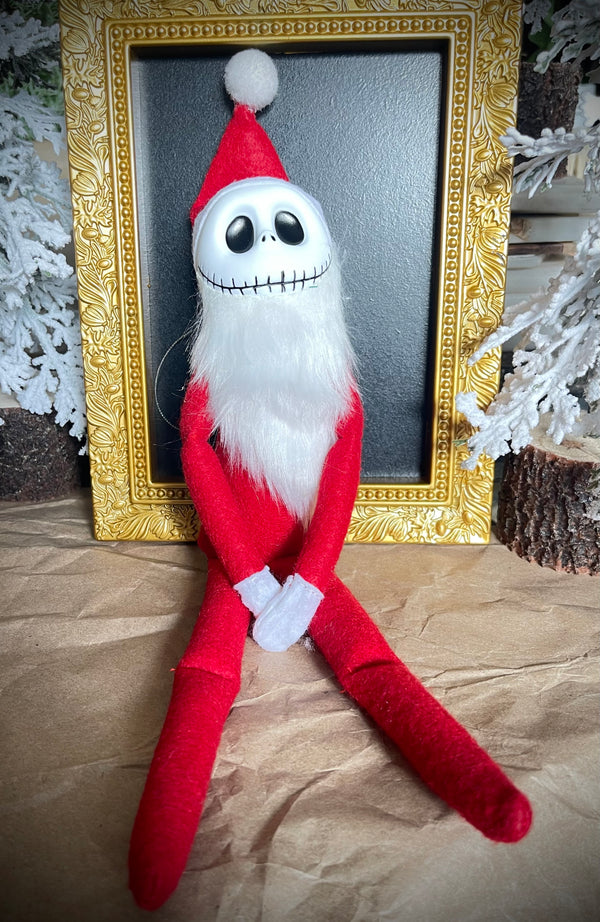 Nightmare Before Christmas-Inspired Elf Doll (Red or Green)