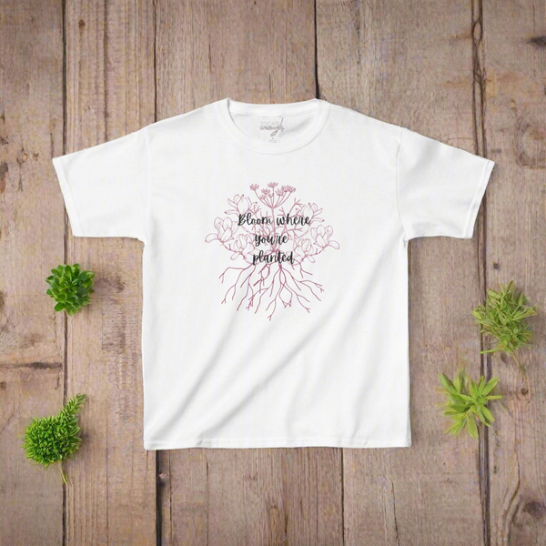 Bloom where you’re planted Kids T-Shirt ❤️ VT1955 Signature