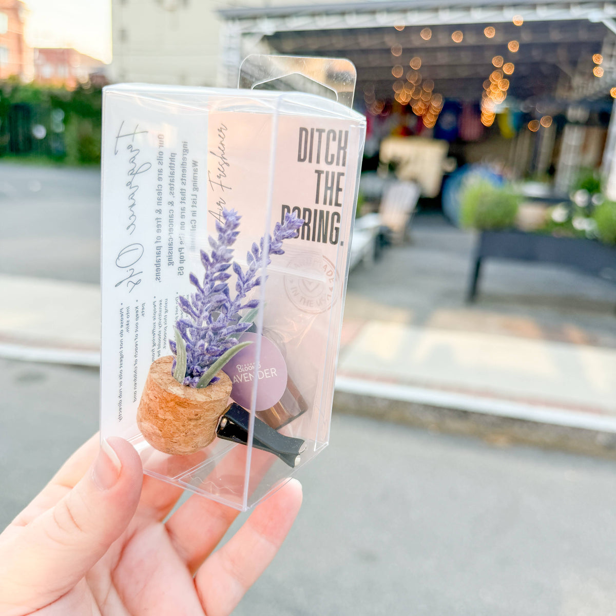 Lavender Flower Vent Clip Car Air Freshener (Reusable): Fall Seasonal RANDOM