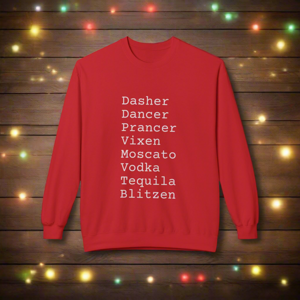 DASHER, DANCER, & VIXEN: THE HOLIDAY SPIRIT TEE V1955 SIGNATURE