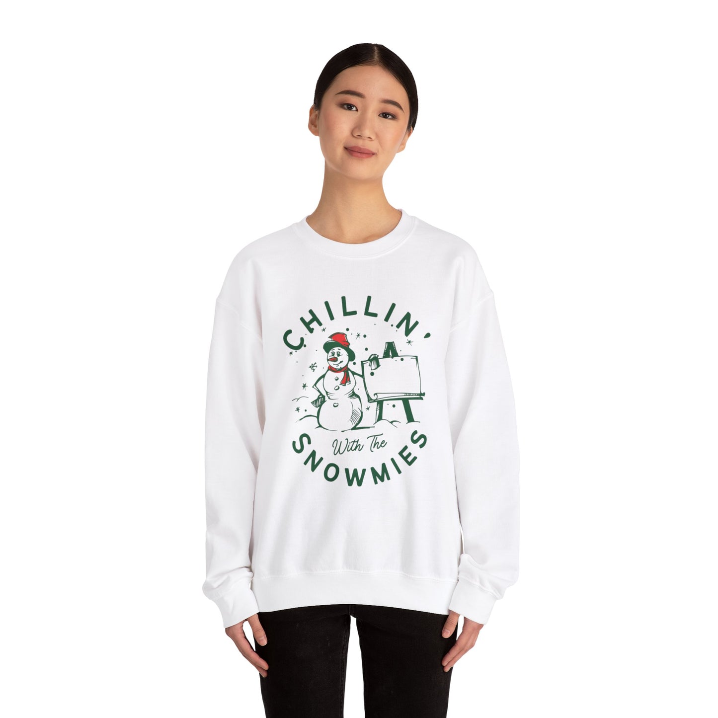 Chillin’ with the Snomies Crewneck Sweatshirt VT1955 Signature