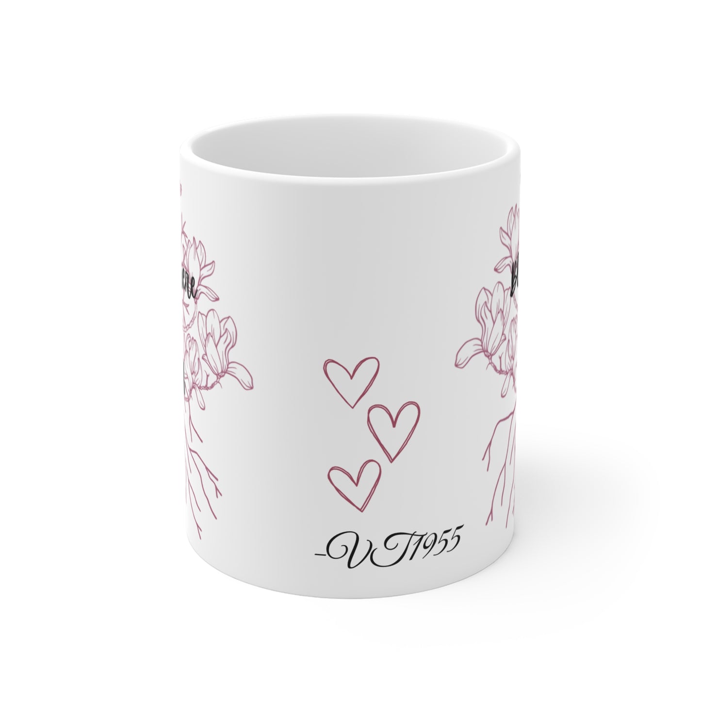 “Bloom Where you’re planted” mug VT1955 Signature