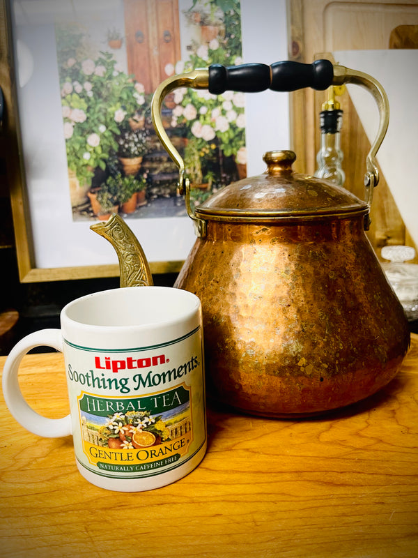 Lipton “Soothing Moments” Gentle Orange Vintage Mug - Vintage Treasures1955