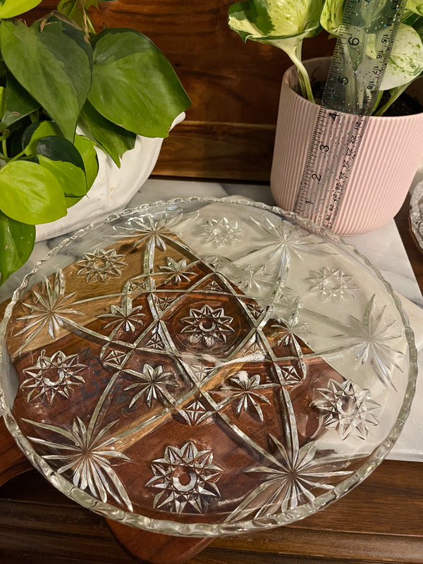 Hocking Hills Star of David 1960’s Platter Large - Vintage Treasures1955