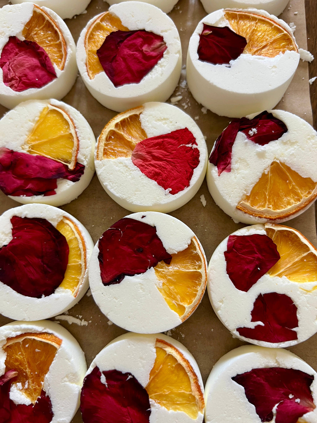 Burst - Menthol, Rose & Orange Shower Steamers