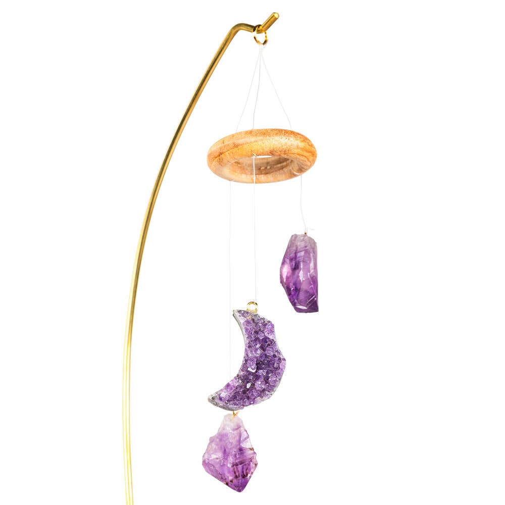 2 AMETHSYT 1 MOON DESKTOP CHIM DESKTOP CHIME