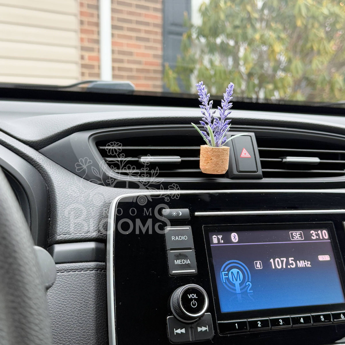Lavender Flower Vent Clip Car Air Freshener (Reusable): Fall Seasonal RANDOM